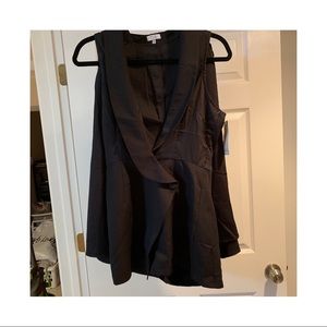Black cape romper